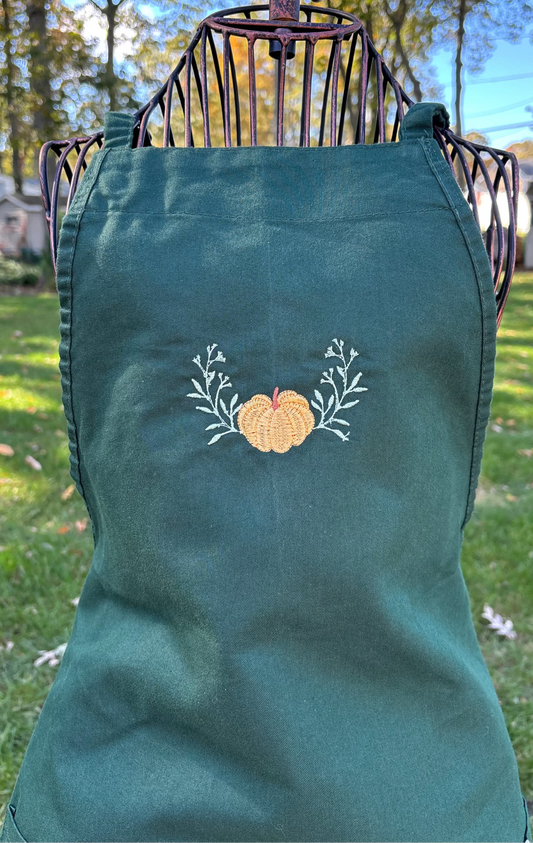 fall pumpkin apron