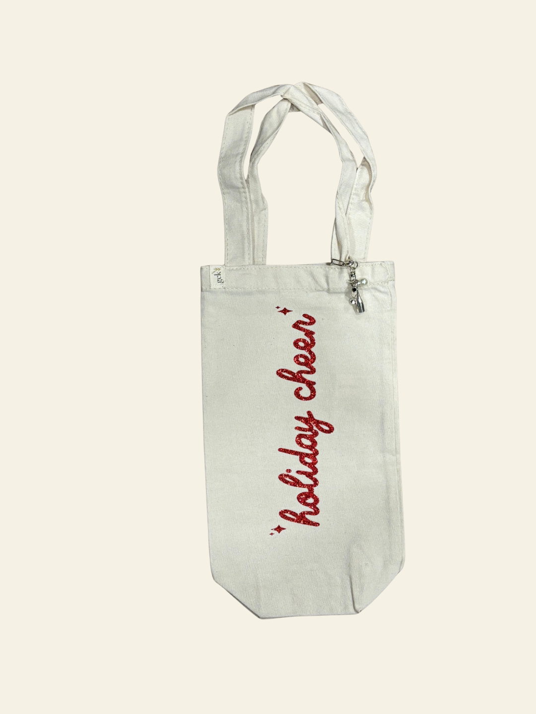 wine bag with charm